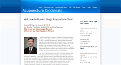 Desktop Screenshot of acupuncturecincinnati.com
